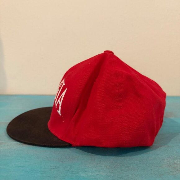 Vintage 90's Georgia Bulldogs Snapback Hat Cap Red - Picture 5 of 8